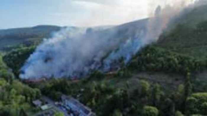 Long and hot summer causes 'massive' wildfire spike