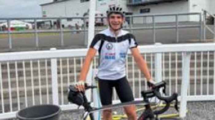 Gap-year cyclist raises £40k with racecourse tour