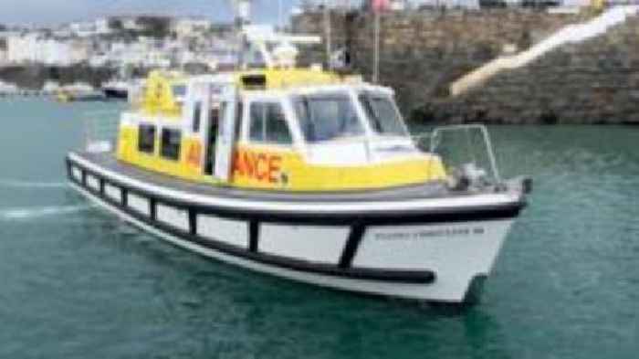 Ambulance boat tour for Sark emergency service day