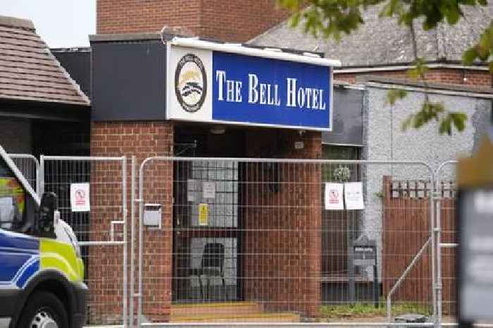 Three men arrested after officers injured at Epping hotel protest