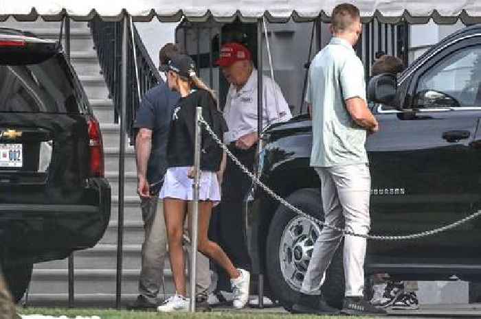 Donald Trump pictured for first time since social media death rumours