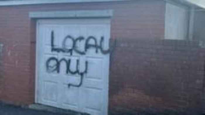 Residents 'living in fear' following racially motivated criminal damage