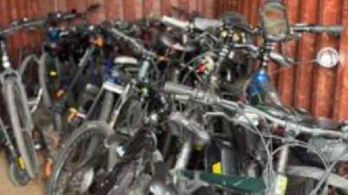 Dozens of illegal e-bikes seized in  crackdown