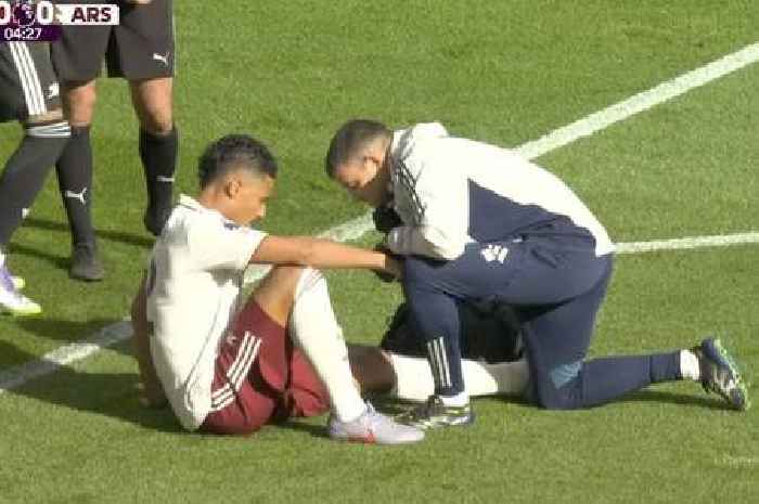 Arsenal suffer huge Premier League title blow as William Saliba offered worrying update