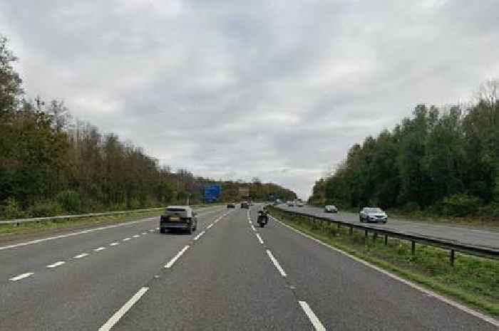 Two in hospital after van comes off main road