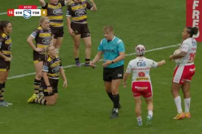 Rugby player sent off as commentator gasps at 'staggering' remark at referee