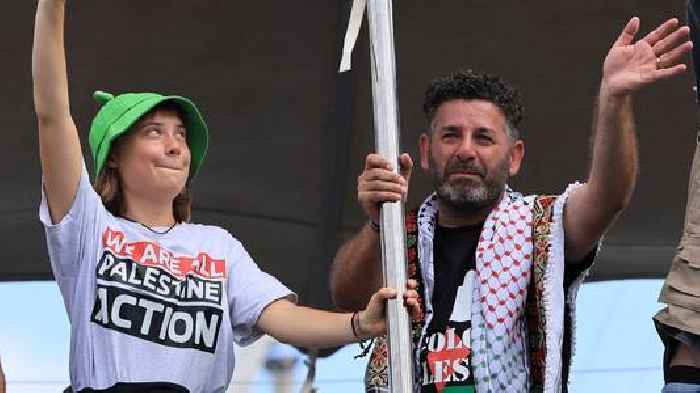 Greta Thunberg sets sail for Gaza on second aid flotilla alongside hundreds of activists
