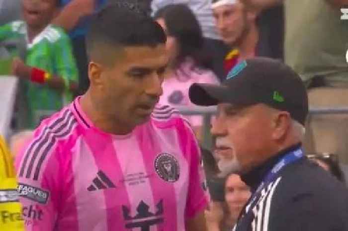 Luis Suarez disgraces himself again 'spitting' at security guard after Inter Miami loss