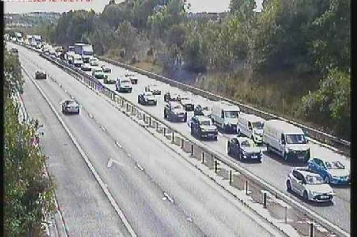 Four miles of traffic as crash blocks road on Cambs border - live updates