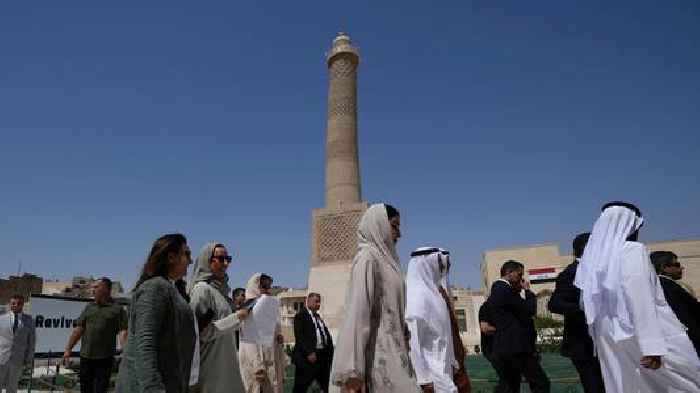 Historic al Nuri mosque reopens eight years after it was destroyed by IS