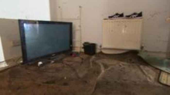 Clean-up after south west flash flooding