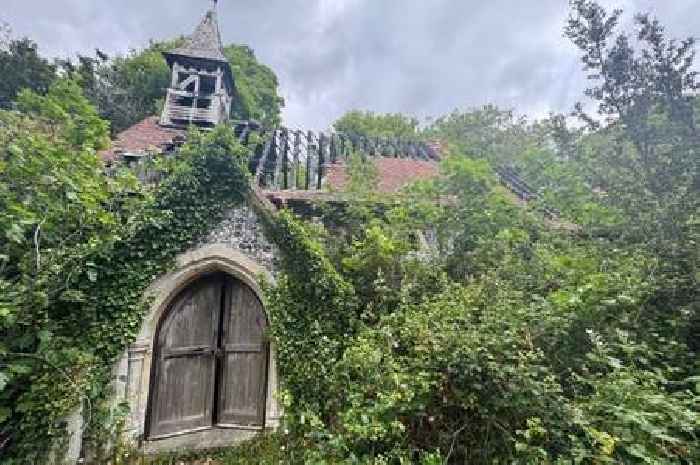 Former church in tiny Kent village with a famous sign to be sold at auction with guide price of £85,000