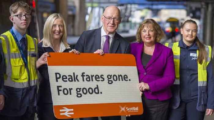 Scotland scraps 'deeply unfair' peak rail fares