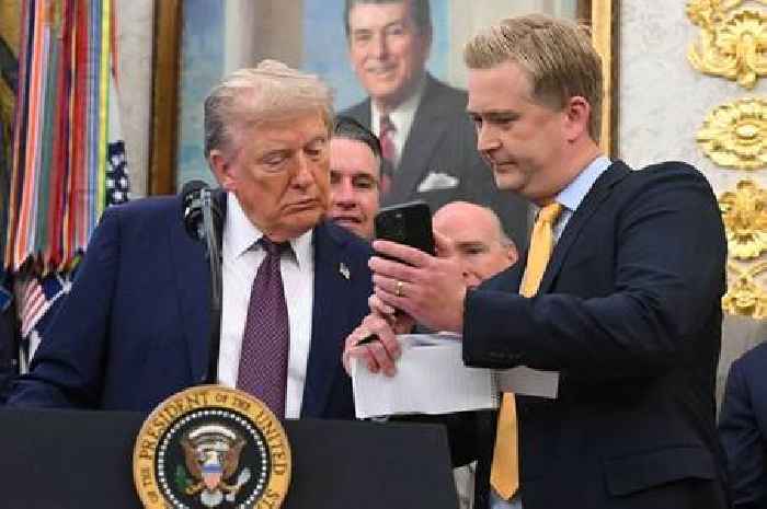Trump dismisses video of items thrown from White House as fake AI