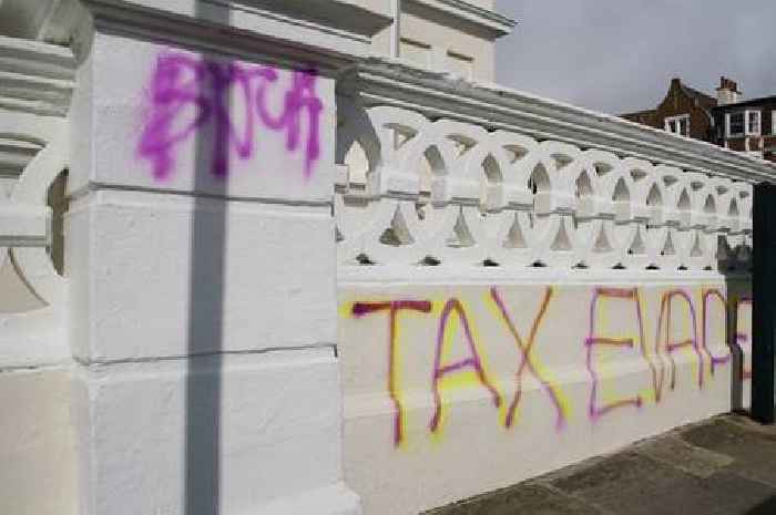 Offensive graffiti sprayed at Deputy PM Angela Rayner's flat