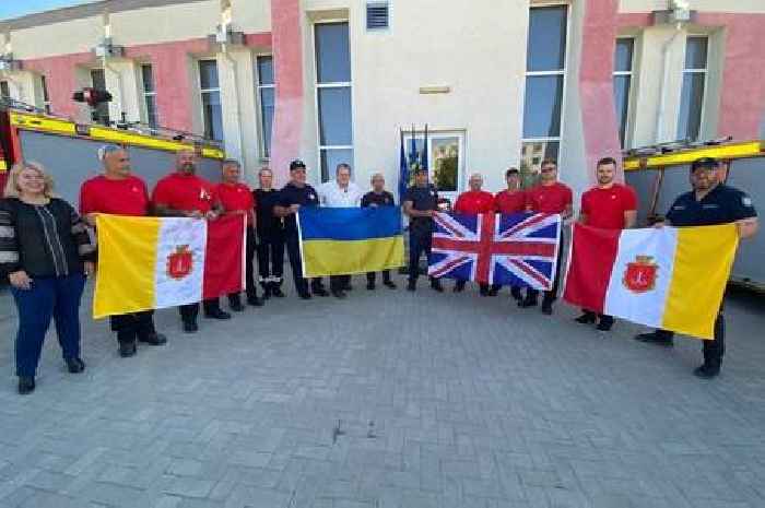 Two Avon fire engines delivered to Ukraine