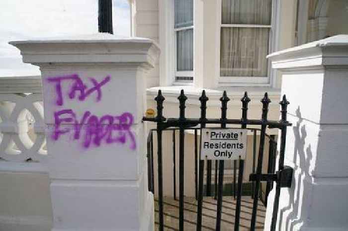 Angela Rayner's seaside flat vandalised with 'Tax Evader' graffiti after stamp duty row