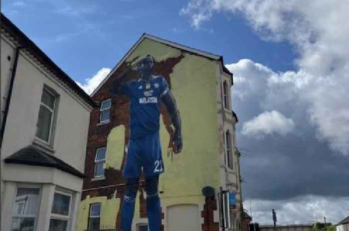 Huge mural dedicated to Cardiff legend appears on side of a building