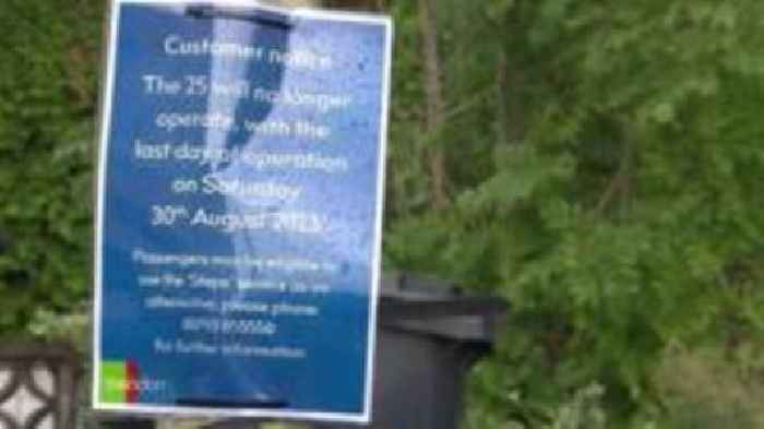 Bus service running since 1980s withdrawn