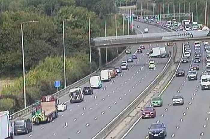 M1 northbound closure live updates as crash causes hour-long delays near Hucknall