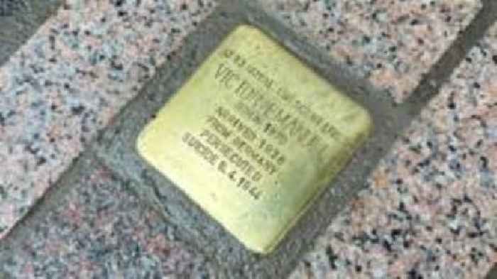 Memorial stones laid to remember islanders in WW2
