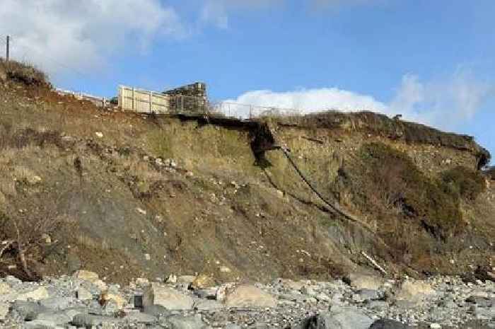 House made famous by Channel 4's Grand Designs at risk after landslip on Welsh cliff