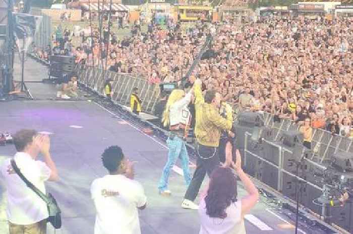 BBC Radio 2 In The Park: Olly Murs brings Anastacia on stage for surprise duet in front of home crowd
