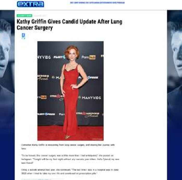Kathy Griffin Gives Candid Update After Lung Cancer Surgery