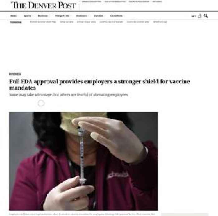 Full FDA approval provides employers a stronger shield for vaccine mandates