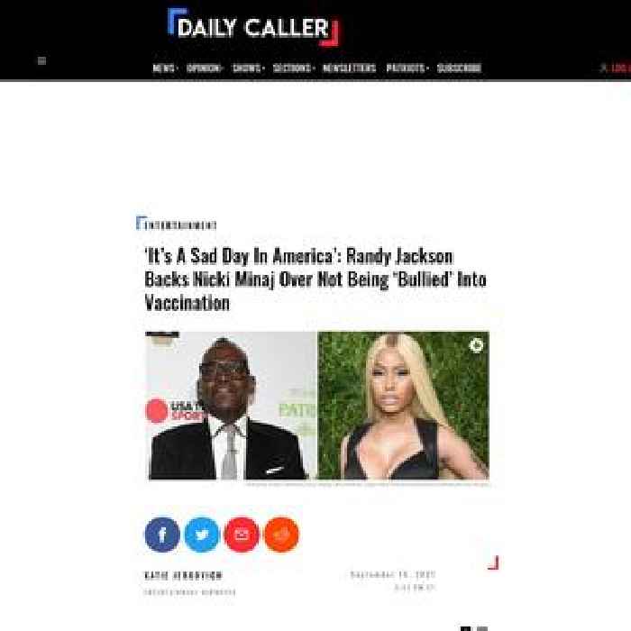 ‘It’s A Sad Day In America’: Randy Jackson Backs Nicki Minaj Over Not Being ‘Bullied’ Into Vaccination