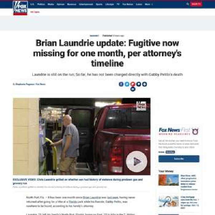 Brian Laundrie update: Fugitive now missing for one month, per attorney's timeline