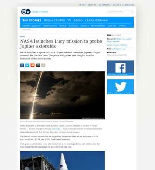 NASA to launch Lucy mission to probe Jupiter asteroids