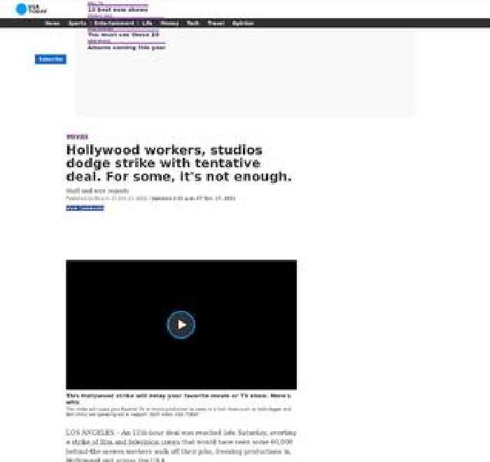 Hollywood stars applaud union as strike dodged with deal between film and TV crews, studios