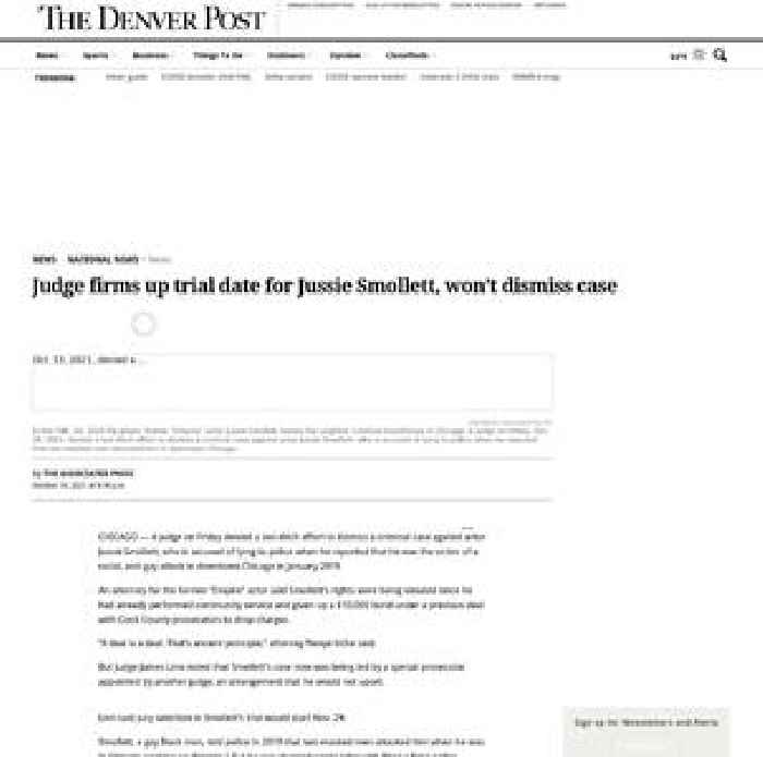 Judge firms up trial date for Jussie Smollett, won’t dismiss case