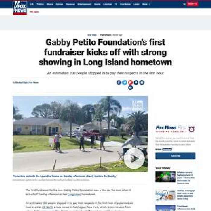 Gabby Petito Foundation's first fundraiser kicks off with strong showing in Long Island hometown