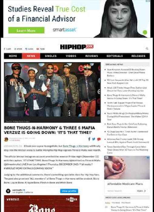 Bone Thugs-N-Harmony & Three 6 Mafia Verzuz Is Going Down: 'It's That Time!'