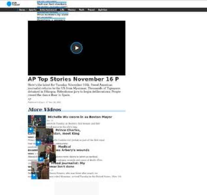 AP Top Stories November 16 P