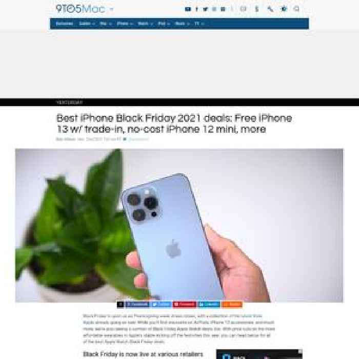 Best iPhone Black Friday 2021 deals: Free iPhone 13 w/ trade-in, no-cost iPhone 12 mini, more