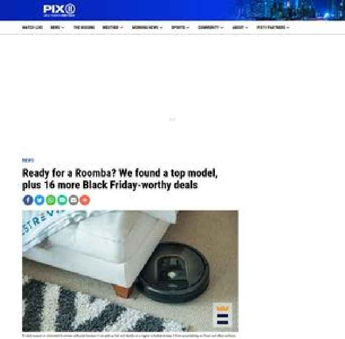 Ready for a Roomba? We found a top model, plus 16 more Black Friday-worthy deals