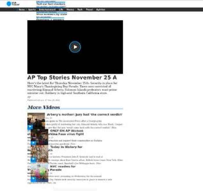 AP Top Stories November 25 A