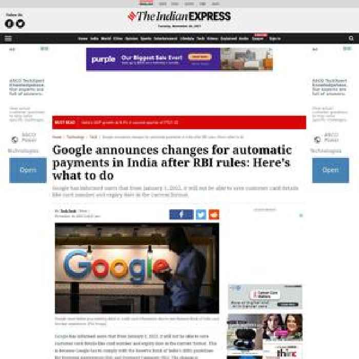 Google announces changes for automatic payments in India after RBI rules: Here’s what to do