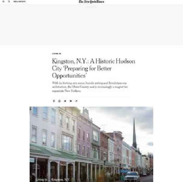 Kingston, N.Y.: A Historic Hudson City ‘Preparing for Better Opportunities’
