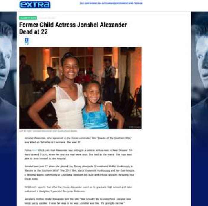 Former Child Actress Jonshel Alexander Dead at 22
