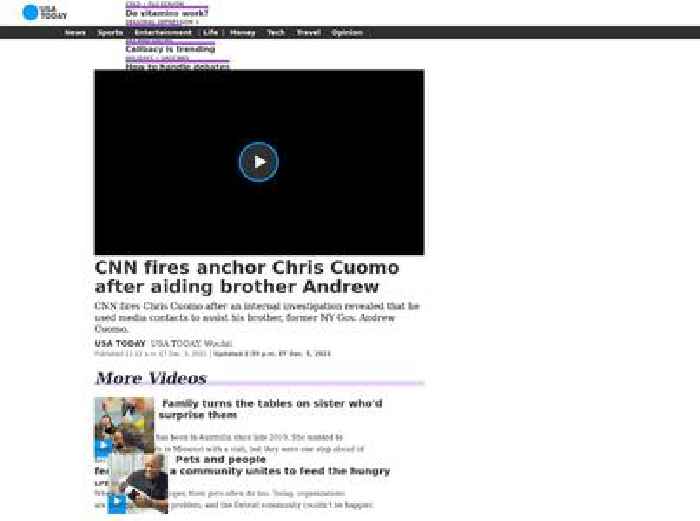 CNN fires anchor Chris Cuomo after aiding brother Andrew