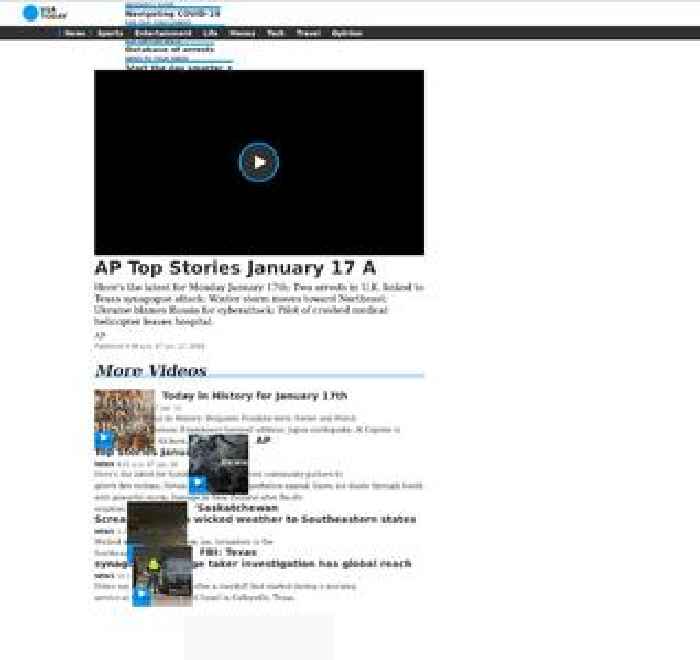 AP Top Stories January 17 A