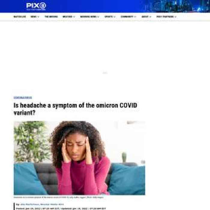 Is headache a symptom of the omicron COVID variant?