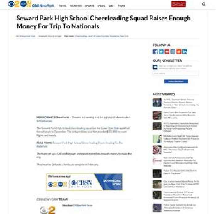 Seward Park High School Cheerleading Squad Raises Enough Money For Trip To Nationals