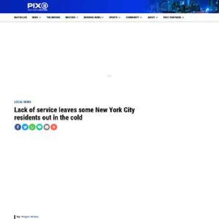 Lack of service leaves some New York City residents out in the cold