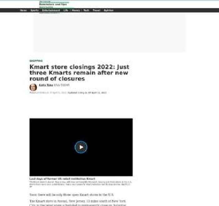 Kmart store closings 2022: Just three Kmarts remain after new round of closures