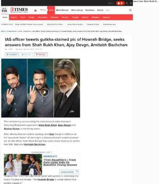 IAS officer seeks answers from SRK, Ajay, Big B